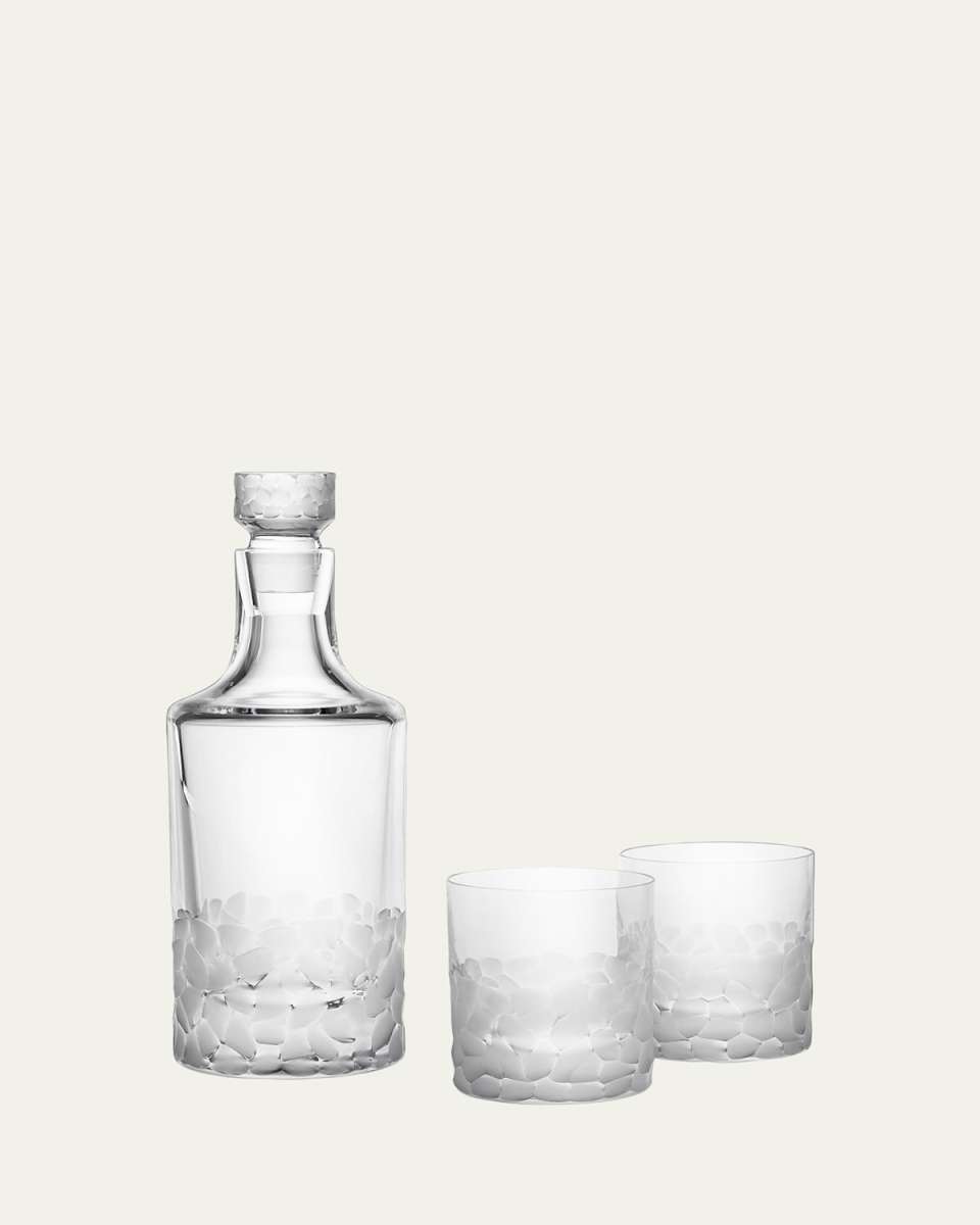 Pebbles Crystal Decanter, 1 Qt.